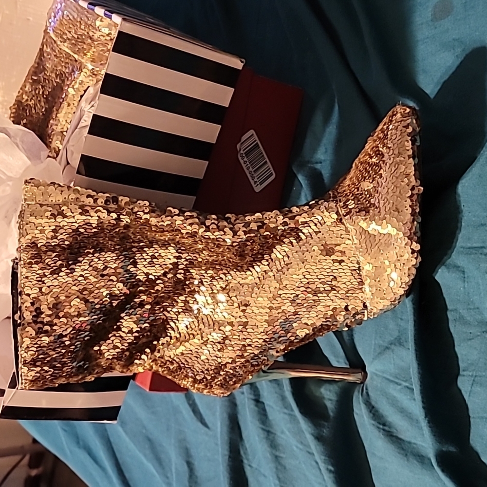 Sequence booties heels